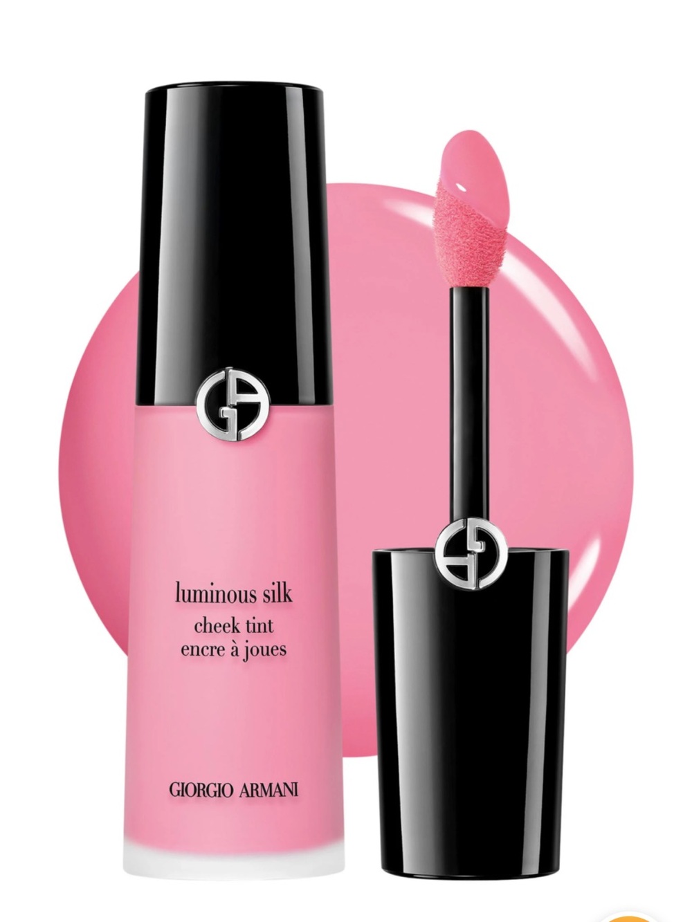 Giorgio Armani Luminous Silk Cheek Tint —Color: 53 Bold Pink - cool baby pink